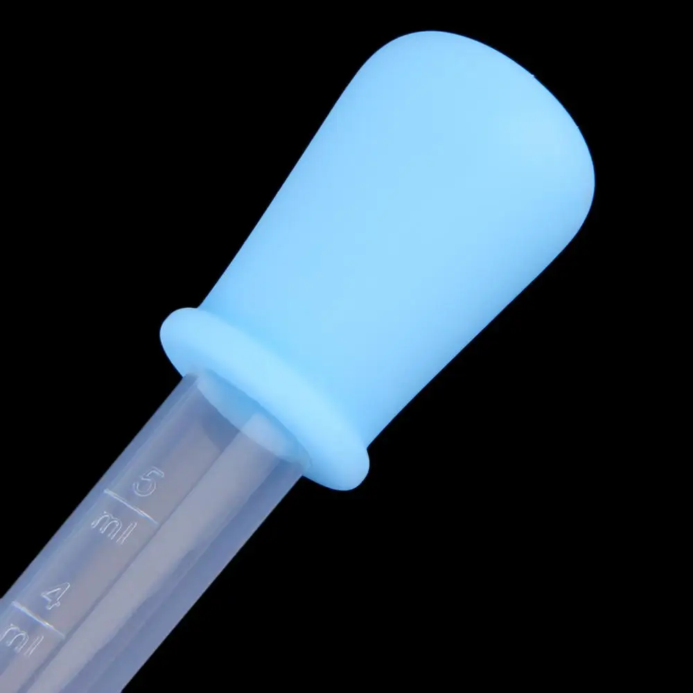 5ML Clear Silicone Plastic Baby Medicine Dropper Spoon Pipette Liquid Food Burette 2 Colors | Мать и ребенок
