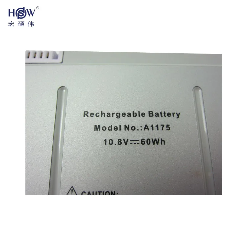 Аккумулятор HSW для ноутбука Apple MacBook Pro батарея 15 дюймов A1175 MA348 A1150 A1260 MA463 MA464 MA600 MA601
