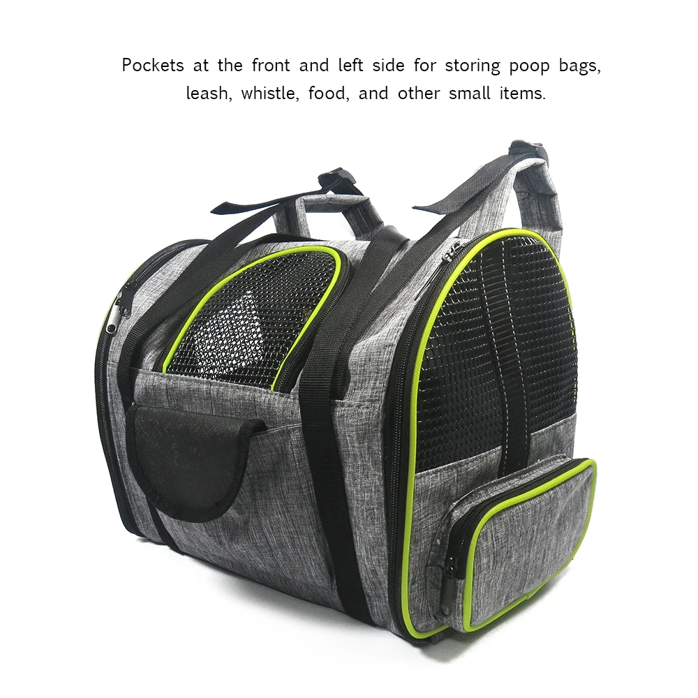 

Breathable Pet Backpack Pet Carrier Bag Folding Bag Dog Out Cat Out Bag Portable Shoulder Bag