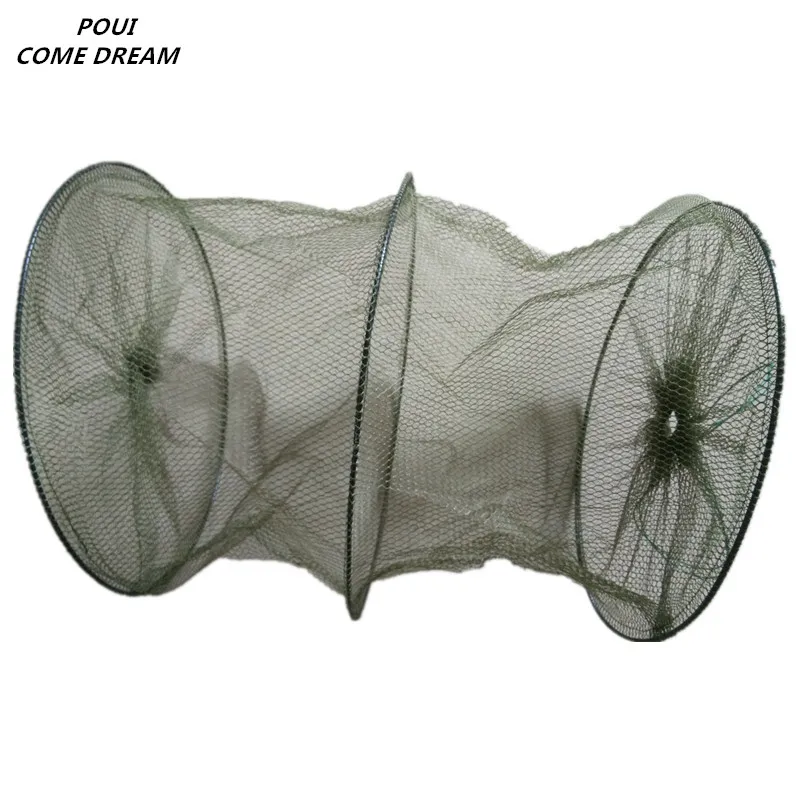 D30cm * L50cm 2 секции сеть креветок рыболовная простая Китай pesca potes herramientas creel fish cage