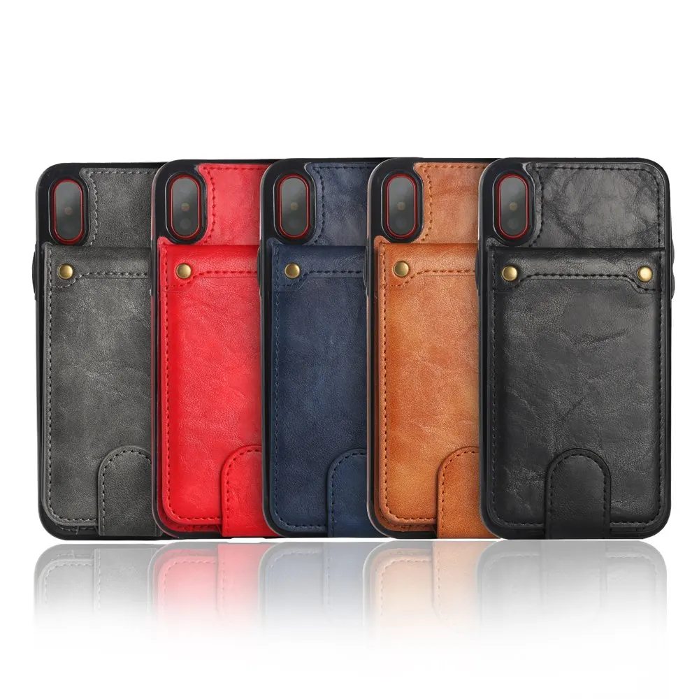 KISSCASE винтажный кожаный чехол для телефона iPhone 8 76 6S XS X бумажник сумки Держатель