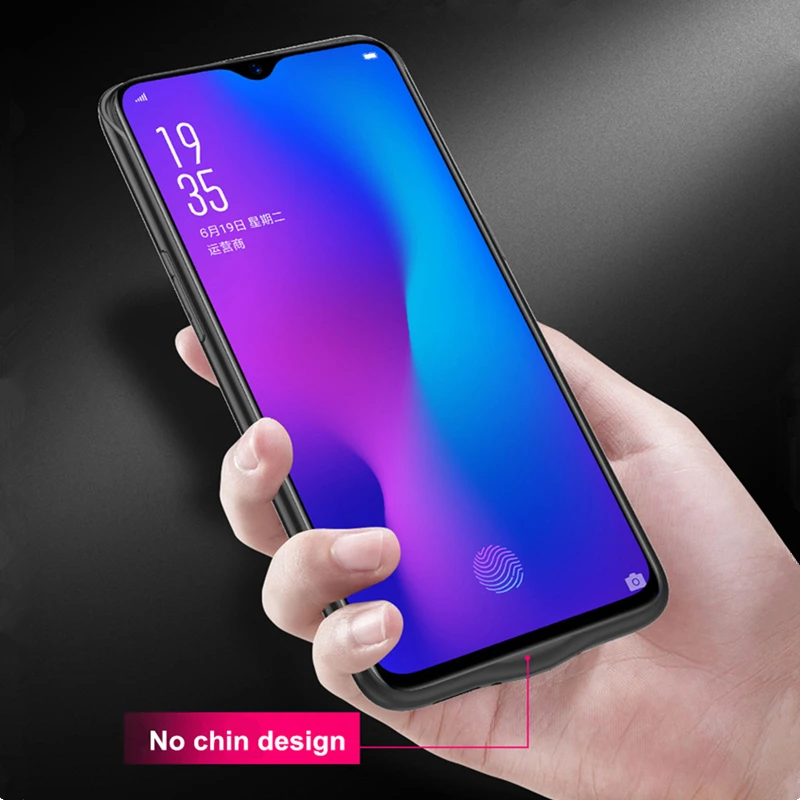 6800 мАч Расширенный телефон Батарея Мощность чехол для OPPO R17 Портативный банка oppo