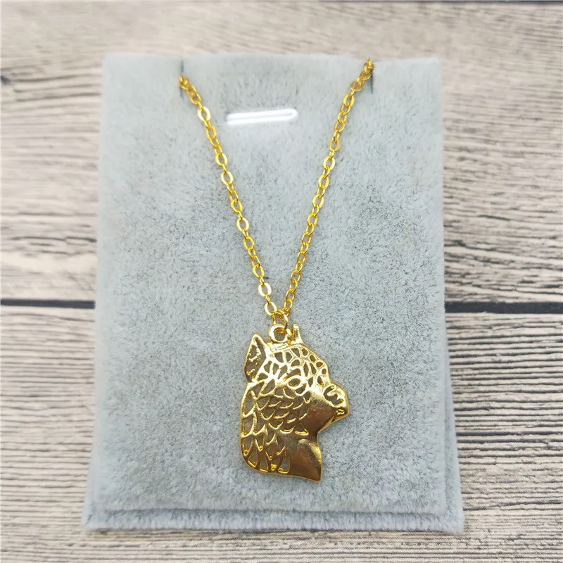 Новый американский стаффордширский терьер ожерелье модный стиль бык кулон в