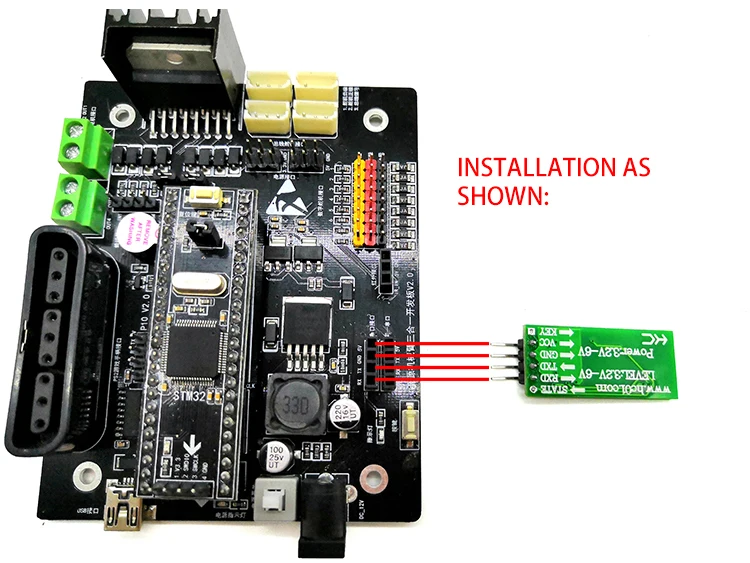 Беспроводной последовательный порт Прозрачная передача Bluetooth модуль Master-slave