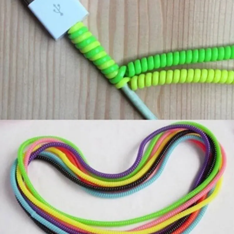 1 шт. кабель для зарядки Защитная крышка для iPhone USB кабель для зарядного устройства защитный рукав для телефонов цвет кабеля случайный