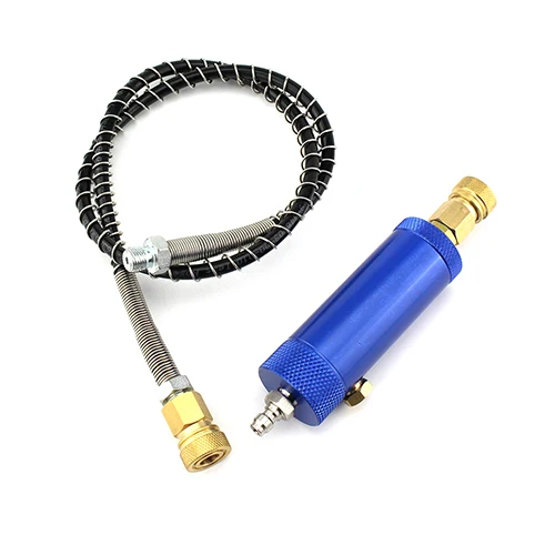 blue2 connector hose Пейнтбол PCP ручной насос воздушный фильтр сепаратор для воды и масла фильтр высокого давления M10x1 Резьба 30mpa 4500psi 50 см шланг - Цвет: blue2 connector hose