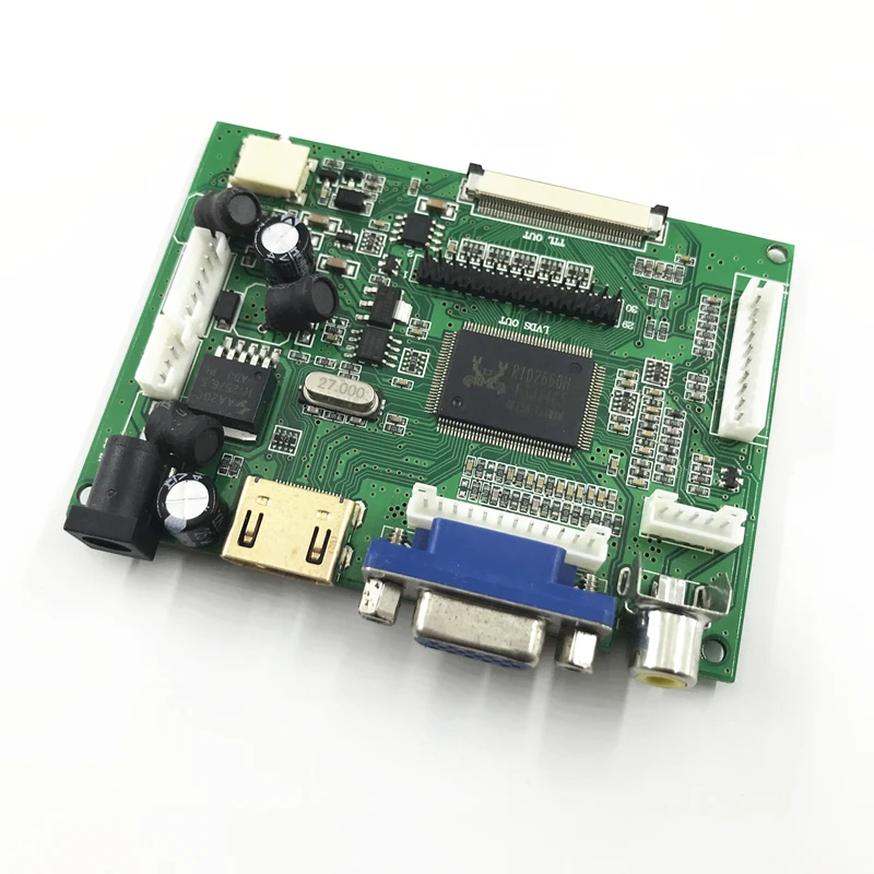 RTD2660 VGA AV входом HDMI совместимость Светодиодный набор для платы ЖК-контроллер 15 6