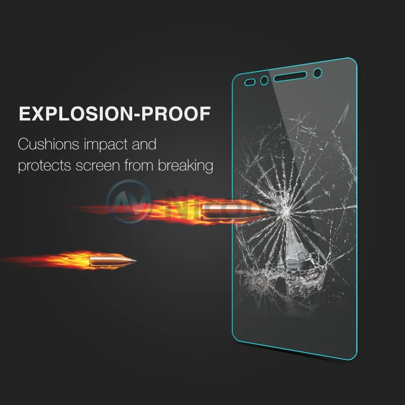Никотд 2.5D 9H Премиум Закаленное стекло для Huawei Honor 7 5 2 дюйма защита экрана