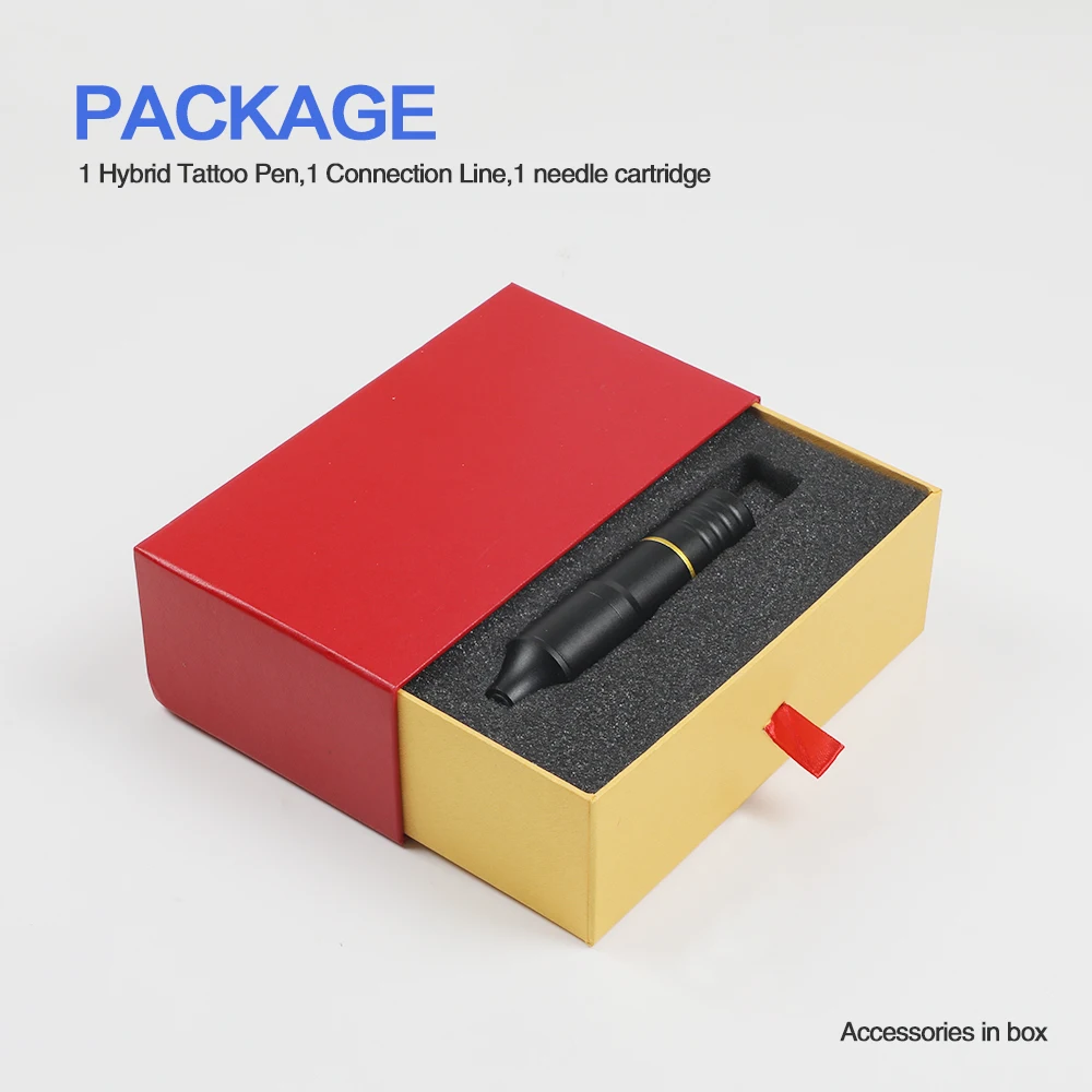 Solong Tattoo Hybrid Pen роторная тату машинка игольчатые картриджи с DC5.5 Jack EM108 пистолет