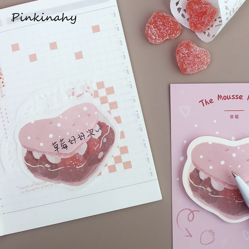 30 листов/коврик для чая молока кофе мороженого Липкие заметки книга Kawaii бумага