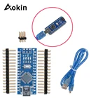 Nano Mini USB с Загрузчиком совместимый контроллер Nano 3,0 Для Arduino CH340 USB-драйвер Nano v3.0 16 МГц ATMEGA328P кабель