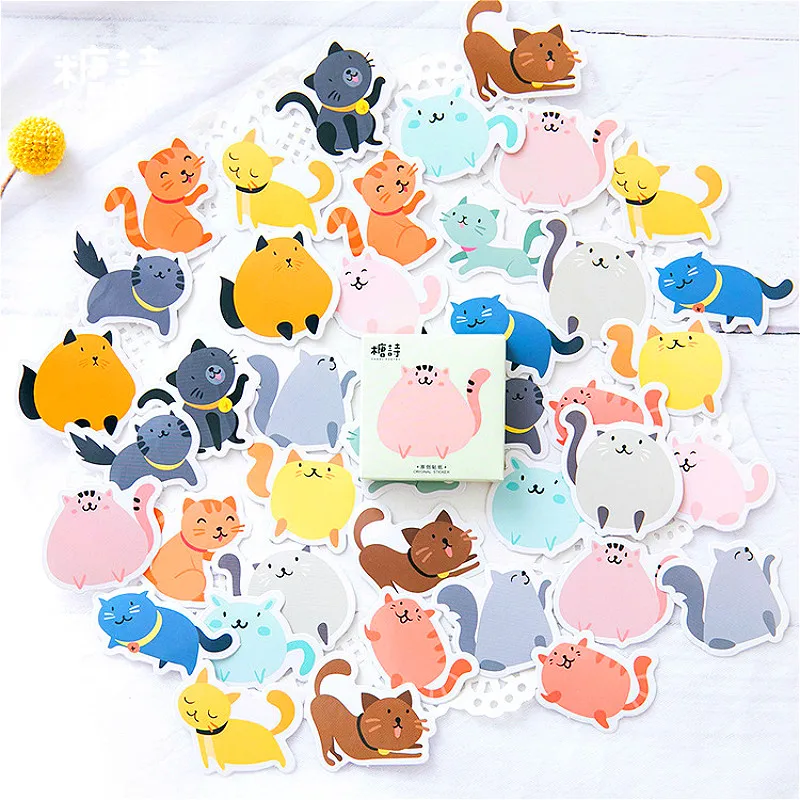 45 шт. кошка группы трафарет окрашивание распылением Декор Трафареты Стикеры