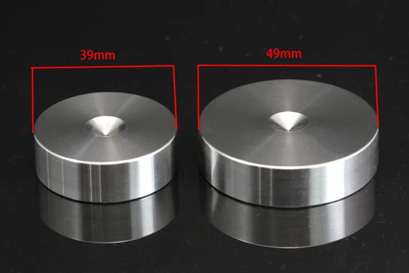 39mm Foot Pads 3/4 шт. Hi-Fi аудио усилитель CD-плеер SUS304 Нержавеющая сталь амортизатор коврик для ног средства ухода за кожей стоп колодки для поглощения стойки - Цвет: 39mm Foot Pads