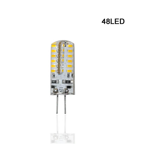 20X G4 3 Вт 24 светодиодный Ода 5 6 48 4 SMD 3014 Светодиодная ампула белый теплый свет (2800