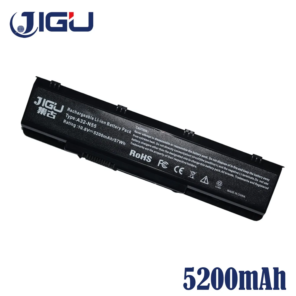 JIGU Новый аккумулятор для ноутбука asus N45 N45E N45S N45F N45J N55 N55E N55S N55F N75 N75S N75E N75F A32-N55 6
