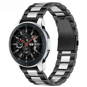 Ремешок для Galaxy Watch 22 ммGear S3 Band, твердый металлический браслет из нержавеющей стали для Samsung Gear S3 Classic Frontier, 46 мм