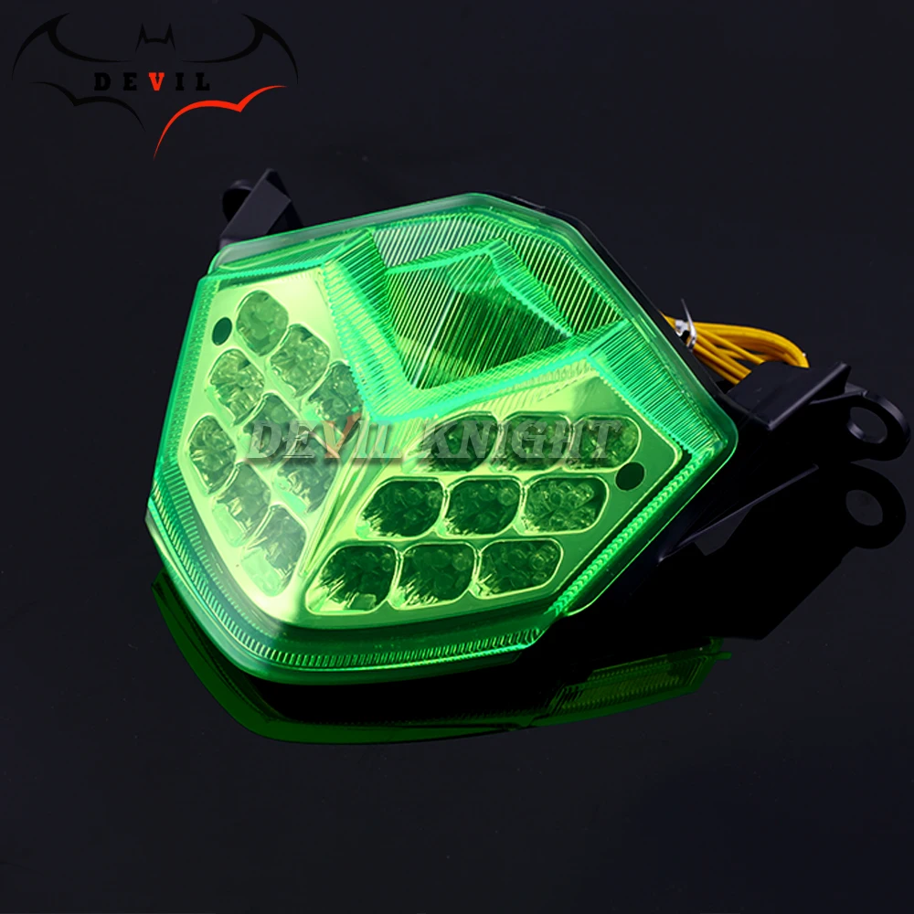 Для Kawasaki Ninja ZX-10R 6R 2008 2009 2010 08 задний фонарь Тормозные Сигналы поворота встроенная