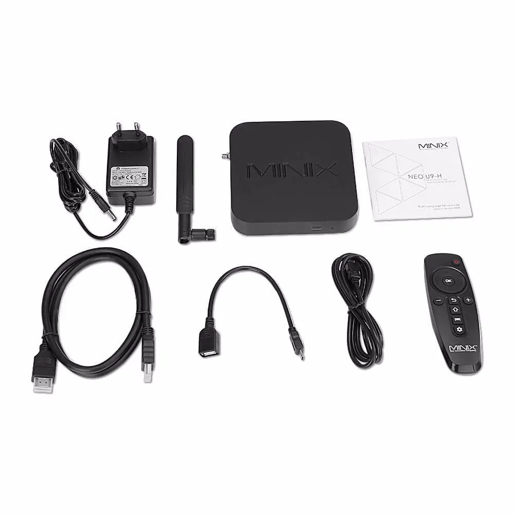 Оригинал MINIX NEO U9-H Android 7 1 ТВ Box Amlogic S912-H Octa Core 2G/16G 802.11ac 2 4/Wi-Fi 5 ГГц 4K HDR IP Смарт коробка