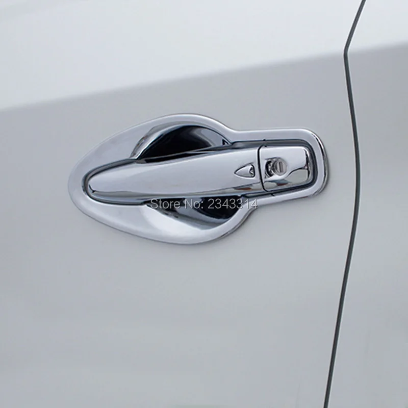 Для 2015 2016 Nissan Qashqai J11 ABS хромированные дверные ручки крышки Боковая дверь ручка