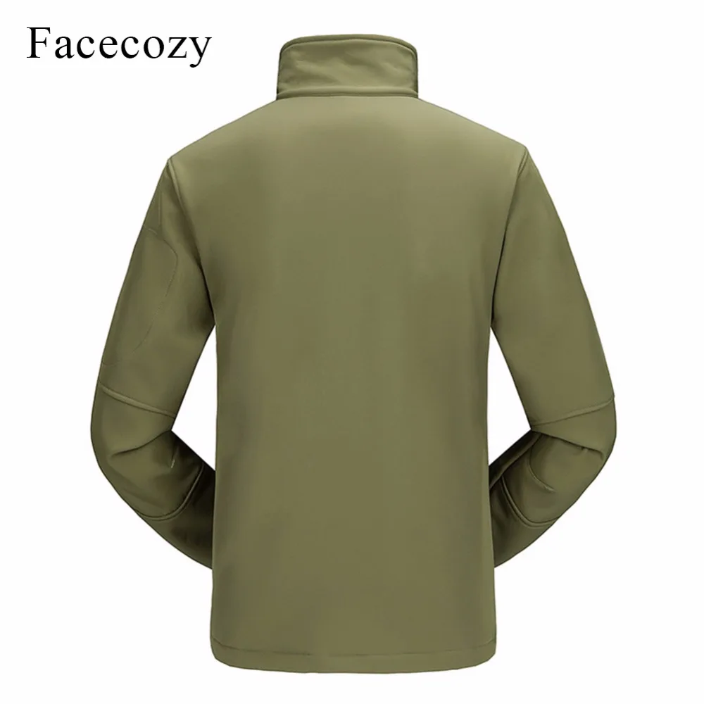 Facecozy Мужская Зимняя Толстая ветровка походные куртки уличное теплое пальто 2018
