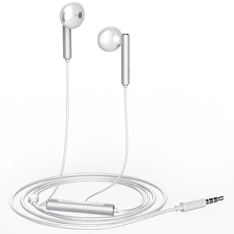 Наушники Huawei AM116 с микрофоном и регулировкой громкости металлическая гарнитура