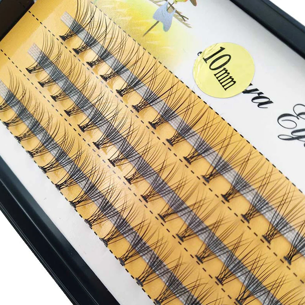 Из Микрофибры вьющиеся натуральный глаз стрейч накладные ресницы привитые