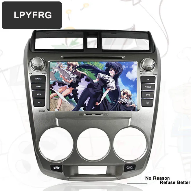 Oem 2 din GPS dvd плеер для Honda City 2010 2013 Авторадио Навигация головное устройство