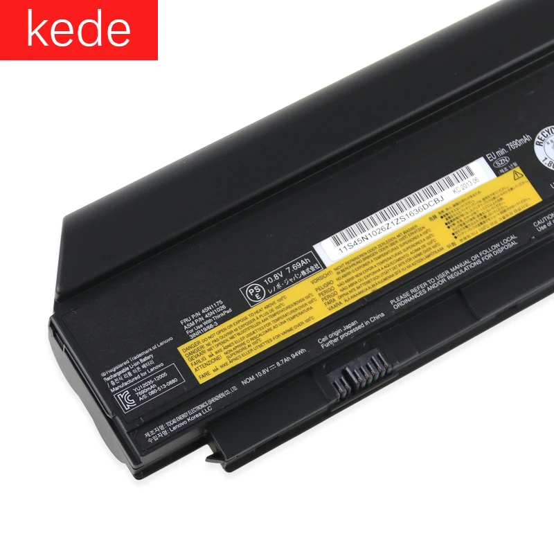 Kede аккумуляторная батареядля ноутбука lenovo Thinkpad X220 X220I X220S X230 X230I 45N1172 45N1022 45N1024 45N1025 9-ти жильная высокой емкости