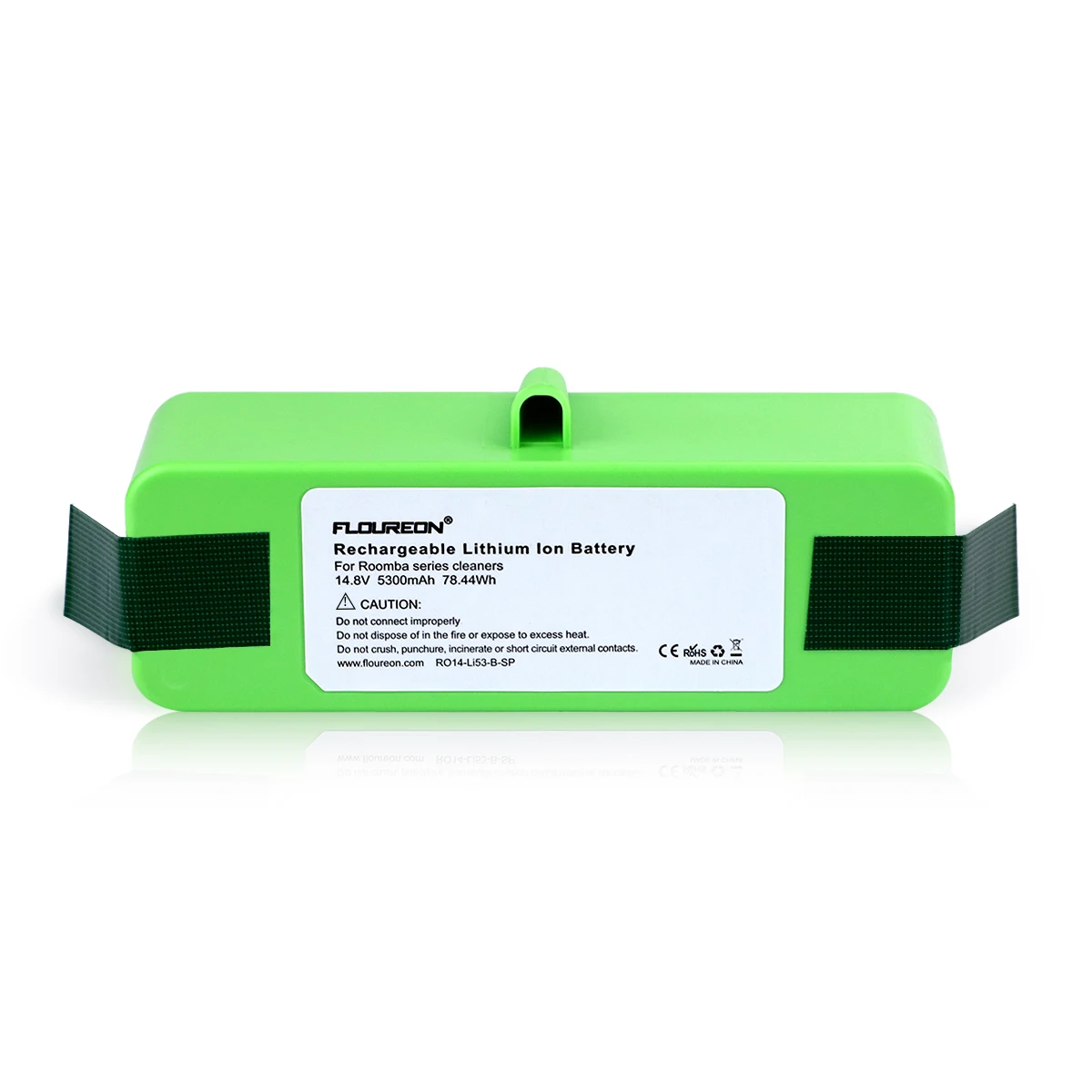 Floureon 14,8 V 5300 mAh Li-Ion Батарея совместимый для iRobot Roomba 500 600 700 серии 800 зеленый цвет - Цвет: Green