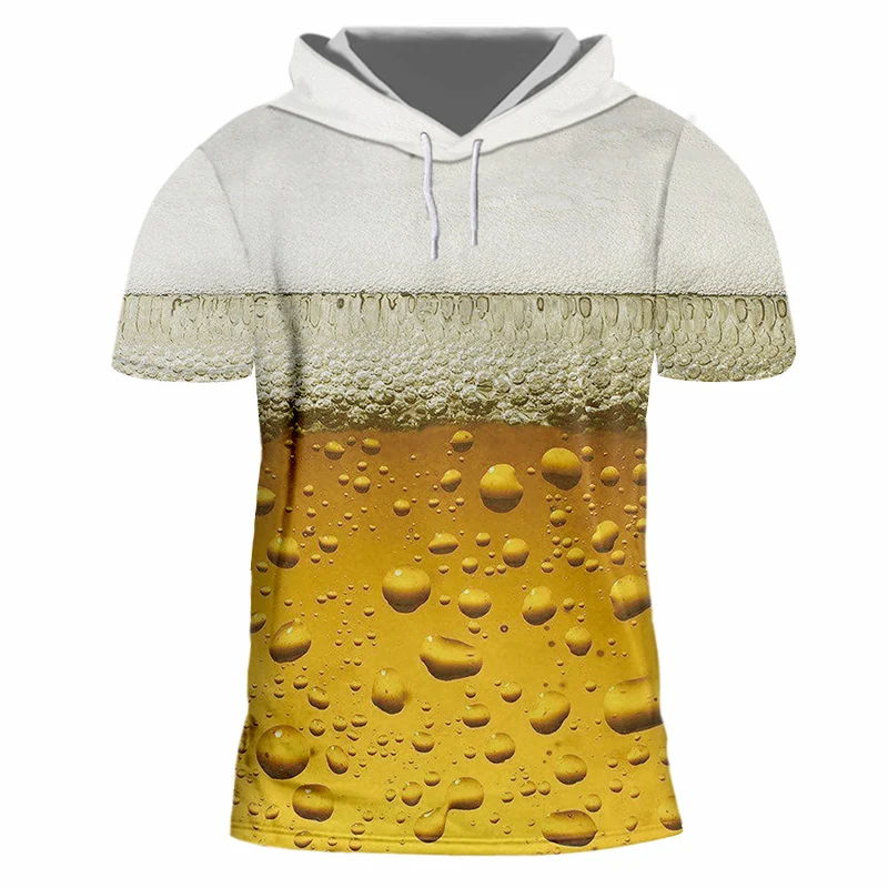 OGKB Новое поступление Мужская/Женская крутая футболка с 3D капюшоном принтом