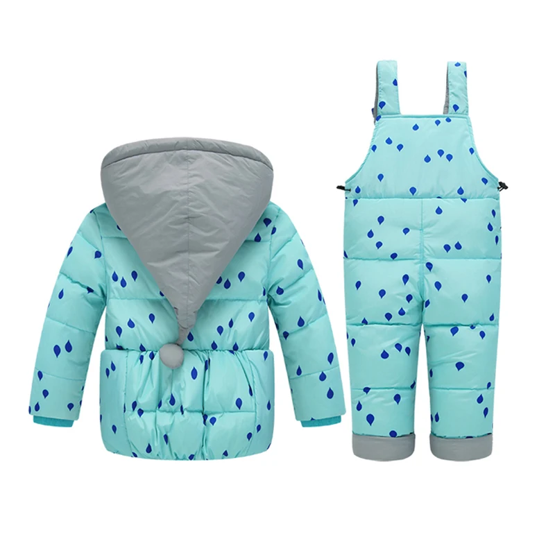 Newbron Baby Boy Одежда Наборы Зимние Детские Snowsuit Детская Вниз куртка Комбинезоны