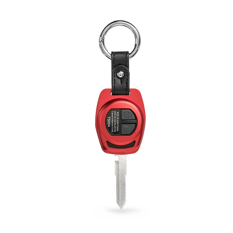 Red Чехол для ключей BAWA для Suzuki jimny 2007- металлический автомобильный брелок для ключей аксессуары для Suzuki jimny - Название цвета: Red