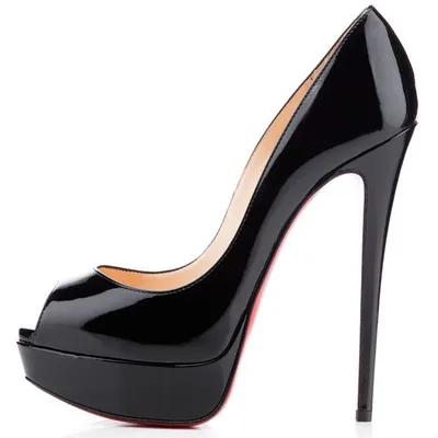 

TIMETANG Time-limited Real Basic Zapatos Mujer Tacon Sexy14.5cm Bottom Shoes Thin High Heels Women Platform Pumps Nightclub