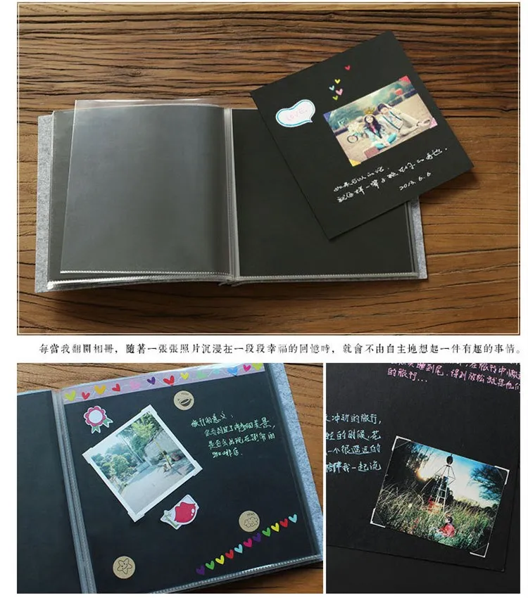 Фетровая Обложка альбом сделай сам для скрапбукинга Polaroid PP Bag защитный украшение