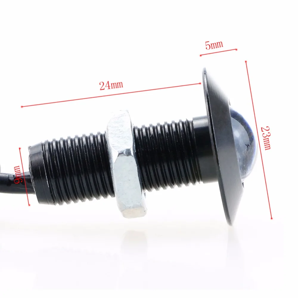 Ультра тонкий 23 мм DRL Автомобильный светодиодный DRL DIY 12 в дневной ходовой светильник лампа "Орлиный глаз"/парковочные предупреждающие огни Водонепроницаемый 10-Pack DJ