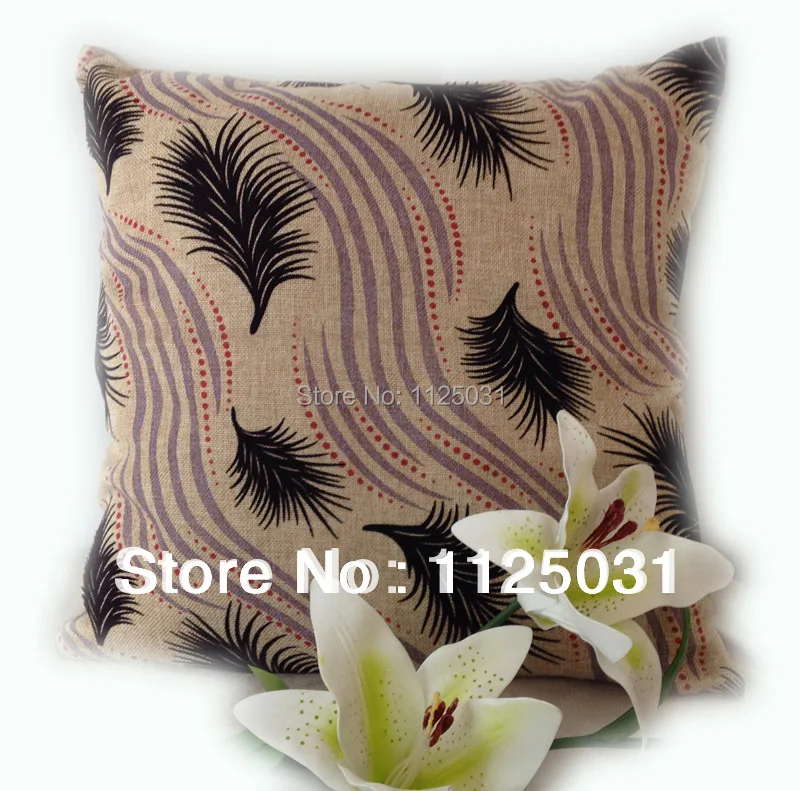 Декоративный джутовый чехол для подушки квадратный дивана | Дом и сад