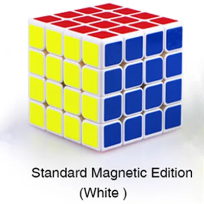 standards white QiYi valk 4 M 4x4x4 Магнитный магический скоростной куб без наклеек профессиональные магниты Кубики-головоломки Valk4 M Valk 4 M - Цвет: standards white
