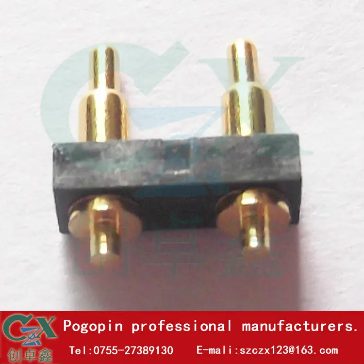 2 контактный соединитель расстояние 4 0 сигнал батареи пружинная игла pogo pin