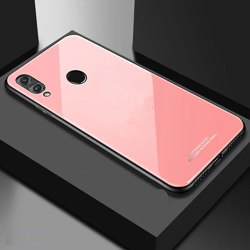 pink Yuetuo роскошный стеклянный чехол mi rror для xiaomi mi x max 3 2 s 2 s max3 mi x3 mi x2s силиконовый чехол для телефона - Цвет: pink