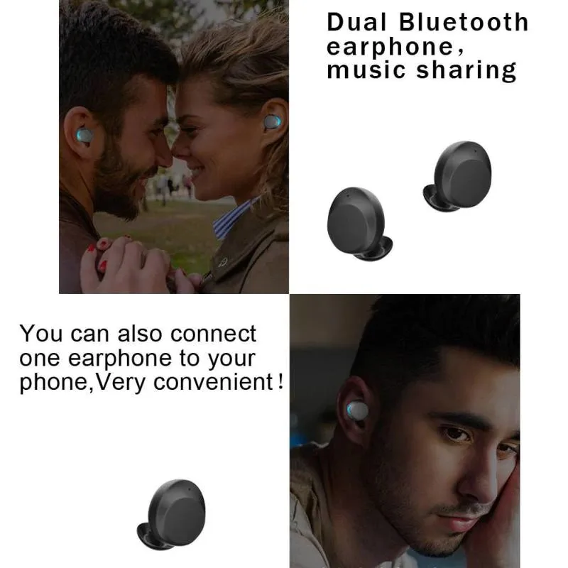 IPX8 водонепроницаемые Bluetooth наушники с сенсорным управлением 3000 мАч as Power Bank