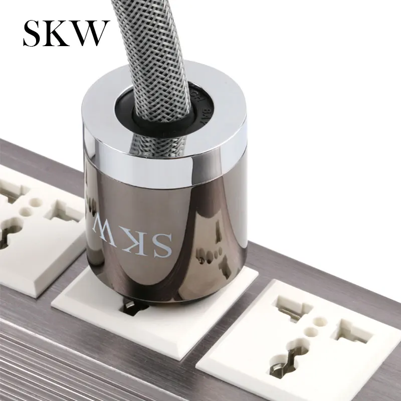 SKW 4 позиционный HIFI удлинитель Электронная розетка 220 В/50 Гц с независимой