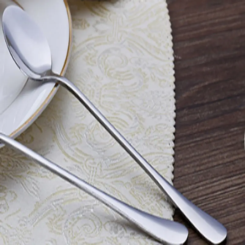 Ложка из нержавеющей стали с длинной ручкой для мороженого чая 1 шт. | Дом и сад