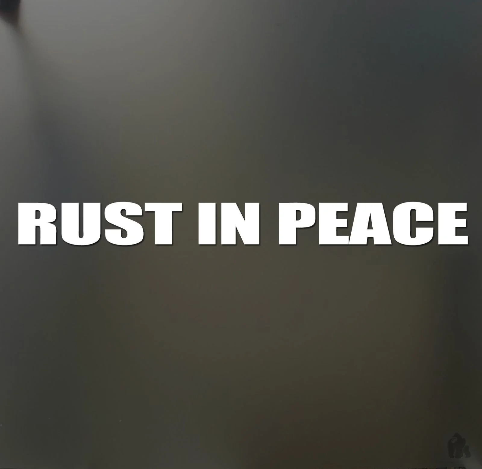 

Rust in Peace Sticker Funny Jdm Race Window sticker 18x4cm