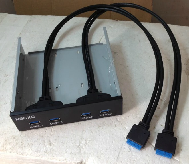 Материнская плата 20Pin до 4-Порты и разъёмы USB 3 0 Женский хоста случае 5 25 &quotспереди