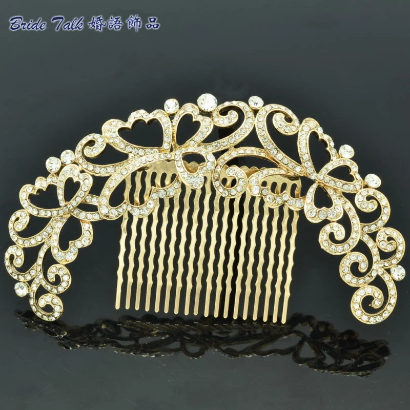 Стразы расческа для волос с кристаллами и цветами свадебные аксессуары повязки