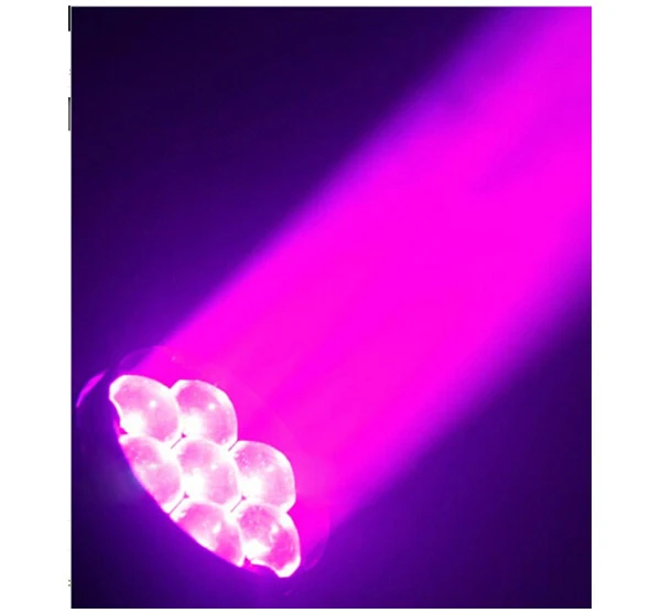 Яркий 7x12 Вт зум домашний диско свет Led DJ RGBW светодиод DMX мини перемещение головы
