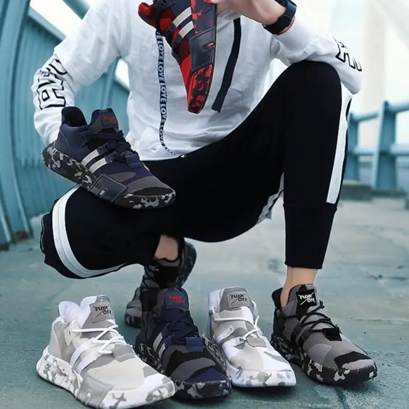 Мужские спортивные летние модные легкие мужские туфли на каблуке со шнуровкой