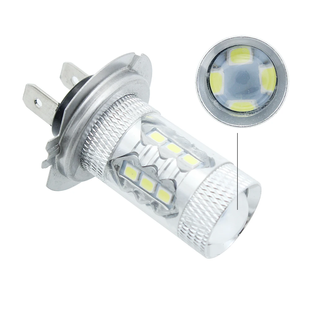 Белая супер яркая автомобильная лампа 80 Вт h7 led cree chip противотуманная фара задние