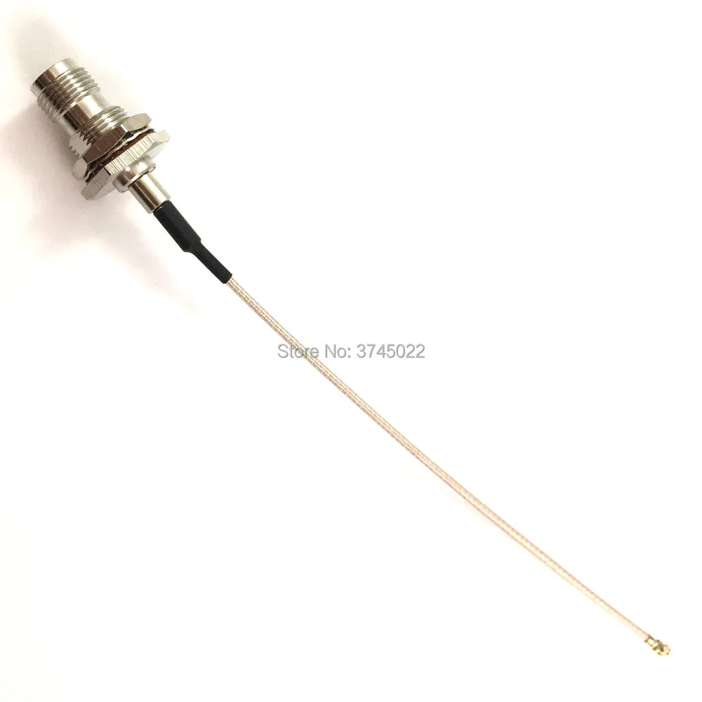Фото Tnc Female to Ufl/ipx Соединительный пигтейльный кабель RF RG178 15 см для беспроводного