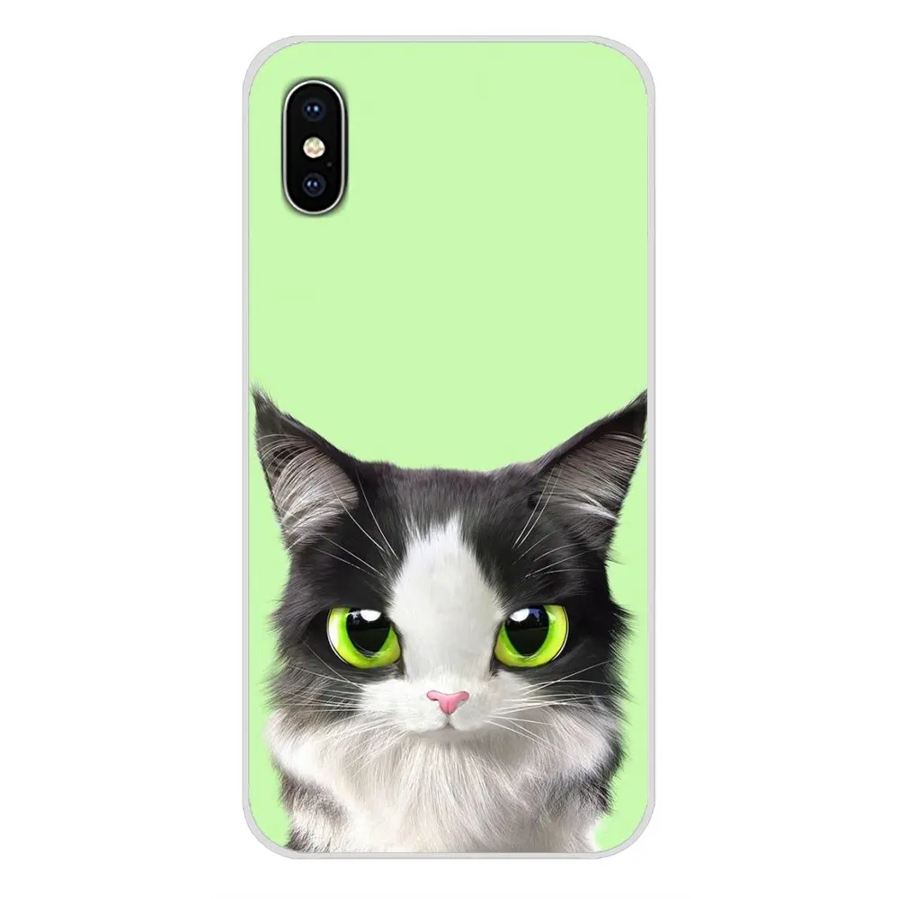 Аксессуары чехлы для телефонов Kawaii Cute Cat Samsung Galaxy A3 A5 A7 A9 A8 Star A6 Plus 2018 2015 2016 2017 |